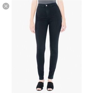 American Apparel Black Easy Jean size small